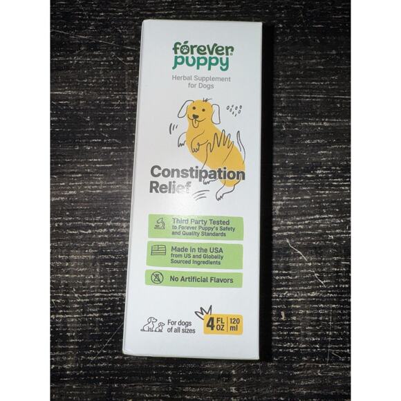 Forever Puppy Constipation Relief For Dogs -Digestive Support -4 fl oz -Ex 10/27 - Picture 1 of 8